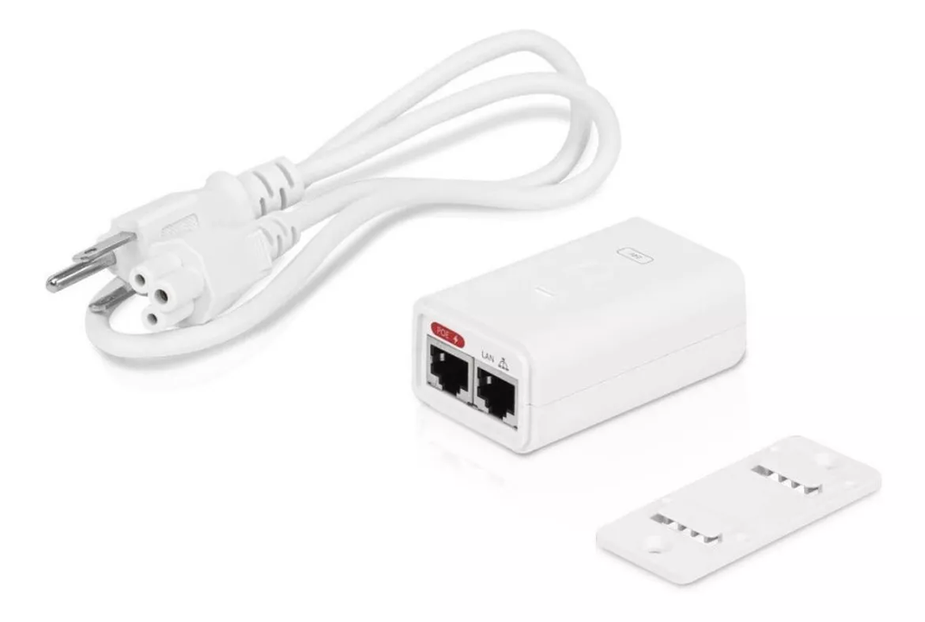 Adaptador Poe Ubiquiti 802.3af 48vdc 0.32a Puerto Gigabit