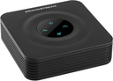 Adaptador de teléfono analógico de 2 puertos para teléfono y dispositivo VoIP, color negro