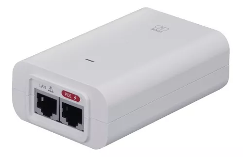 Adaptador Poe Ubiquiti 802.3af 48vdc 0.32a Puerto Gigabit