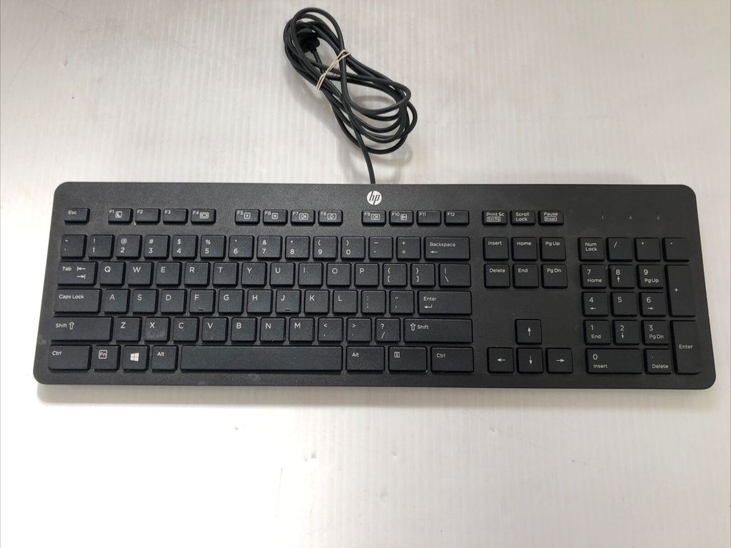 HP | Modelo PHOU | Teclado delgado USB | Negro