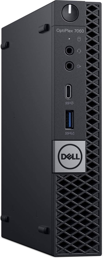 Computadora de escritorio Dell Optiplex 7060 Micro Factor Intel Core i5-8600T 16 GB DDR4 256 GB SSD Windows 10 Pro DE DOS ANTENAS