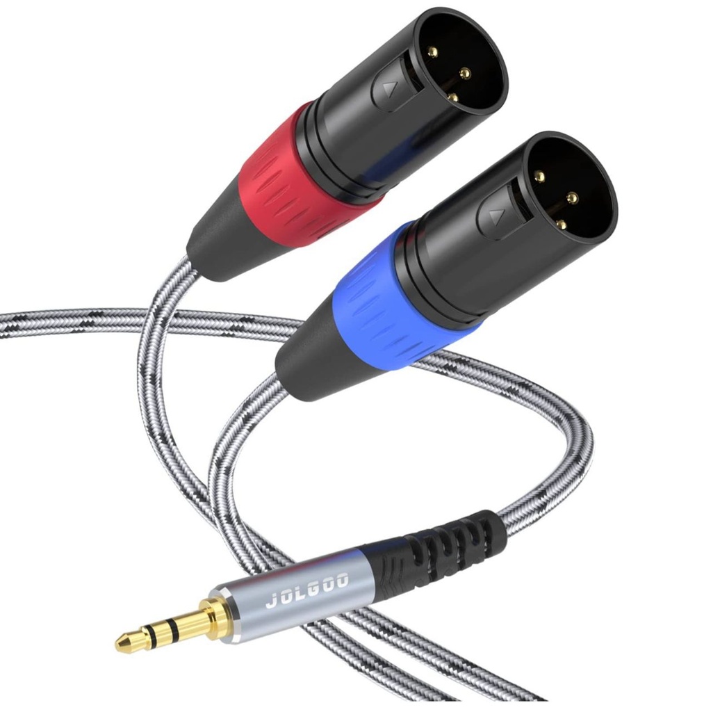 Stereo Jack 3,5 mm 2c XLR audio cable
