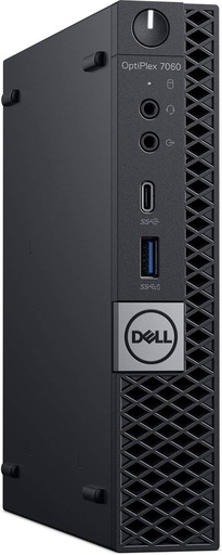 Computadora de escritorio Dell Optiplex 7060 Micro Factor Intel Core i5-8600T 16 GB DDR4 256 GB SSD Windows 10 Pro DE DOS ANTENAS